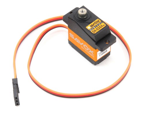 Micro Servo engranaje de metal Savox SH-0264MG con soportes para radiocontrol Losi Mini-T 2.0 - Imagen 7 de 11