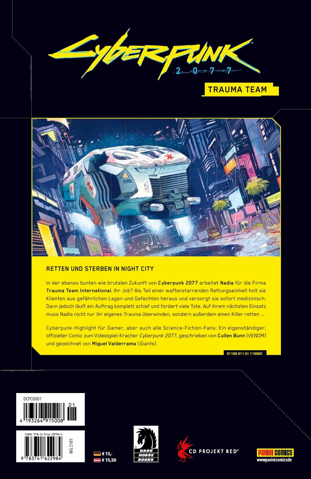 Thumbnail - Cullen Bunn; Miguel Valderrama / Cyberpunk 2077 Comics