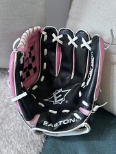Easton Z-Flex 9.5  EKP9500 T-Ball Softball Baseball Black Pink Mitt Sports Gear