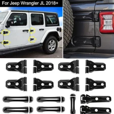 Exterior Door Tailgate Hinge Handle Cover Decor Trim For Jeep Wrangler JL 2018+
