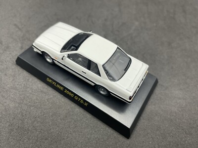1/64 Kyosho Nissan Skyline 2000 GTS-X R31 White diecast model car