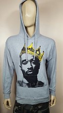 TUPAC Shakur KING Jersey Hoodie 2pac WEST COAST RAPPERS NWA LA Long Sleeve Tee