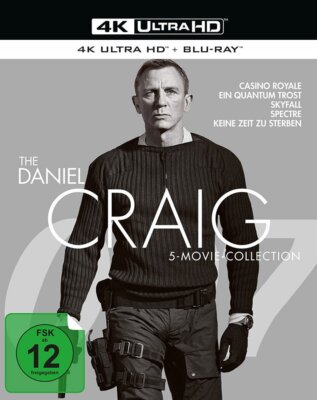 James Bond: The Daniel Craig 5-Movie-Collection - 4K Ultra HD # UHD+BLU-RAY-NEU