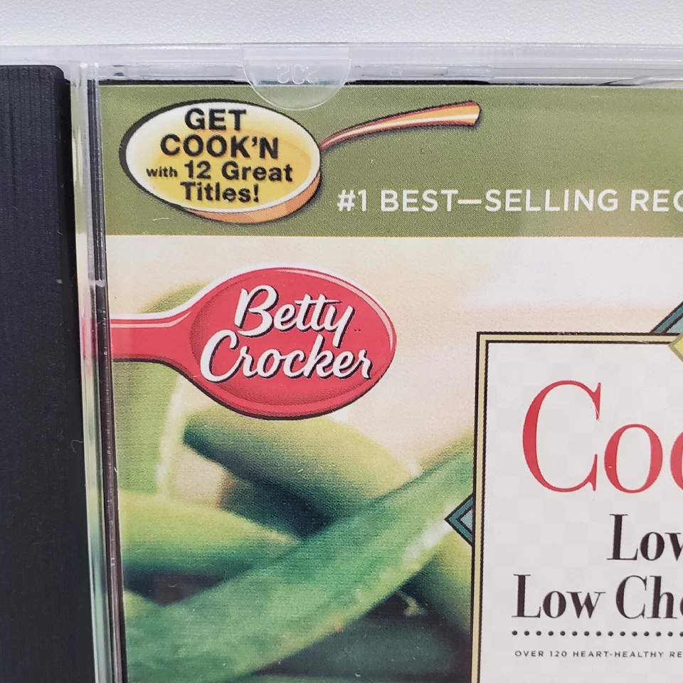 Betty Crocker CD PC 120 Recipes Cook Low Fat Low Cholesterol Heart Healthy Meals - Image 4 of 4