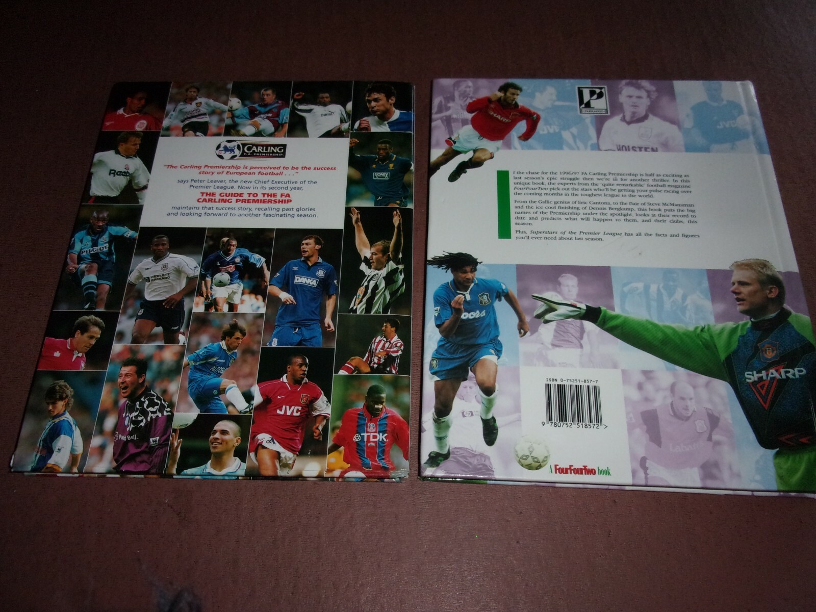 2 X FOOTBALL BOOKS / ANNUALS FA CARLING PREMIERSHIP & SUPERSTARS eBay