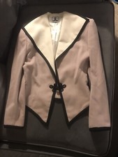 Chic Vintage Womens Pink Wool Coat/size 4