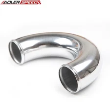 US SHIP 180 Degree 2.75" OD Aluminum Turbo Intercooler Pipe U Bend Tubing 300MM