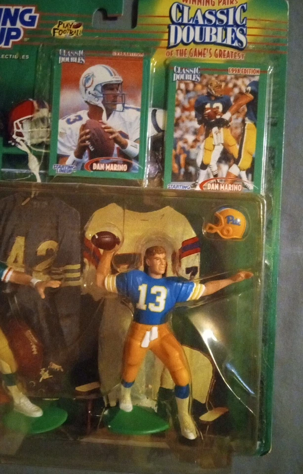 1998 年 NFL 首发阵容经典双打 QB 俱乐部 Dan Marino Dolphins/Panthers — 第 3/4 张图片