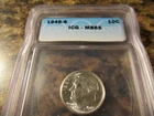 1949-S ROOSEVELT DIME IGC MS65   0502