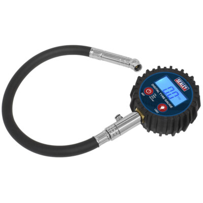 #ad Sealey TST002 Digital Tyre Pressure Gauge with Push On Connector GBP 42.39