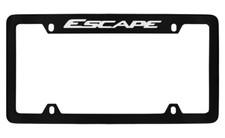 Ford Escape Black Coated Metal License Plate Frame Holder Ford Escape Black Coated Metal License Plate Frame Holder