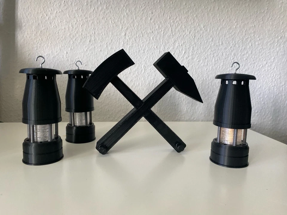 Hammer und Schlägel Schlüsselbrett Ruhrpott Zeche Glückauf Ruhrgebiet Glück Auf - Bild 2 von 4