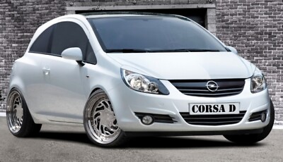 Scheinwerferblenden für Opel Corsa D Böser Blick Scheinwerfer ABS eyebrows Set