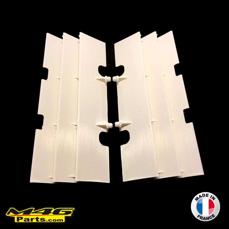 Honda CR 250 1988-1996 Pair of Radiator Louvers 19033-KZ3-860 Grilles radiateur - Photo 4/4