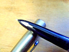 Black PARKER 61  CAPILLARY-FILLER PEN  PENCIL SET grey jewel 14K  gold fine Nib — photo 3