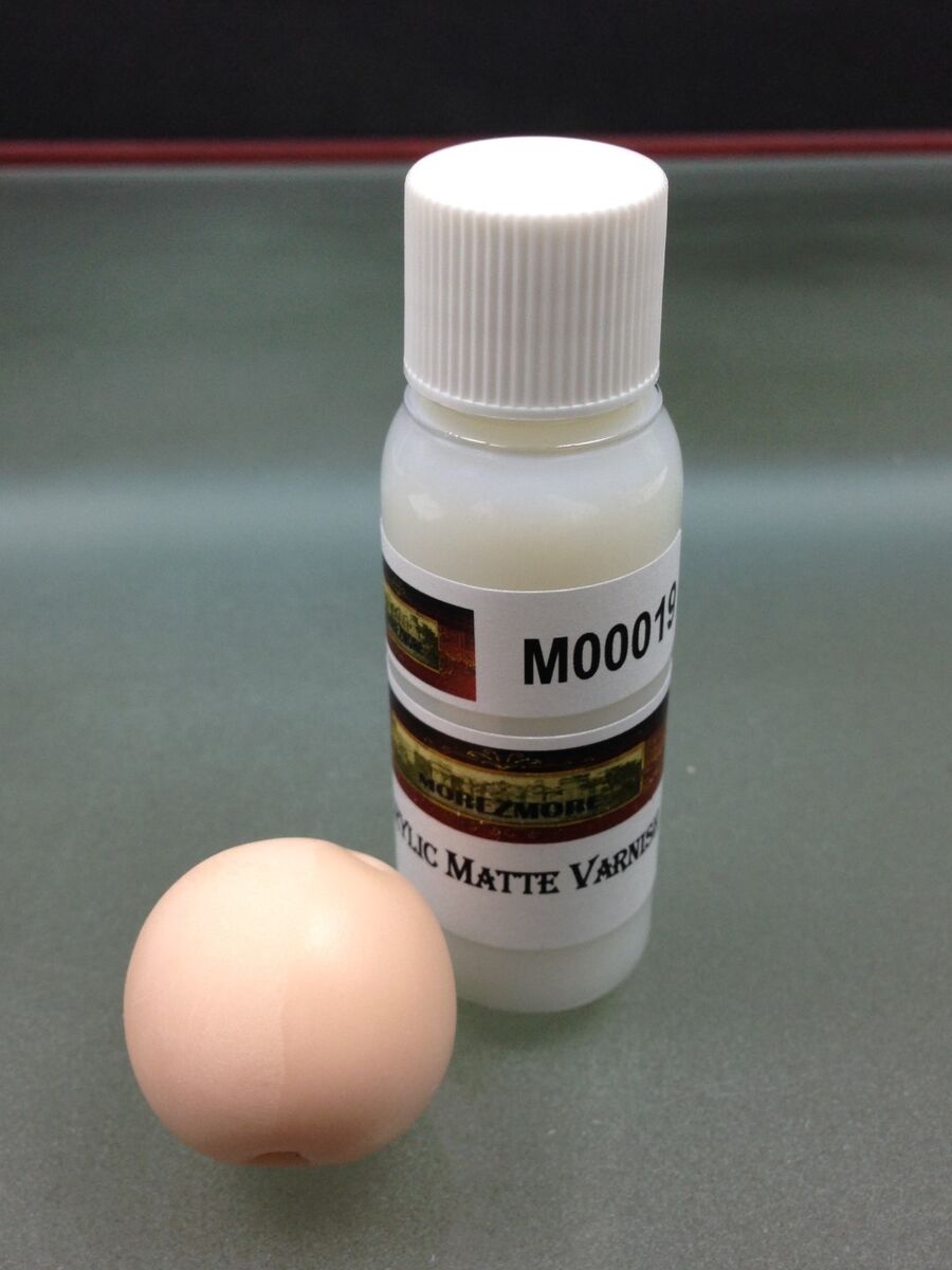 M00019-FS MOREZMORE Finish Matte Polymer Clay Sealer Clear Acrylic Varnish  1oz