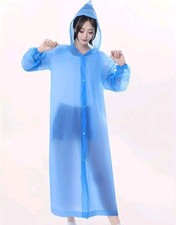 Raincoat Waterproof Adult Ladies Mens Festival Camping Hiking Hooded Rain Coat