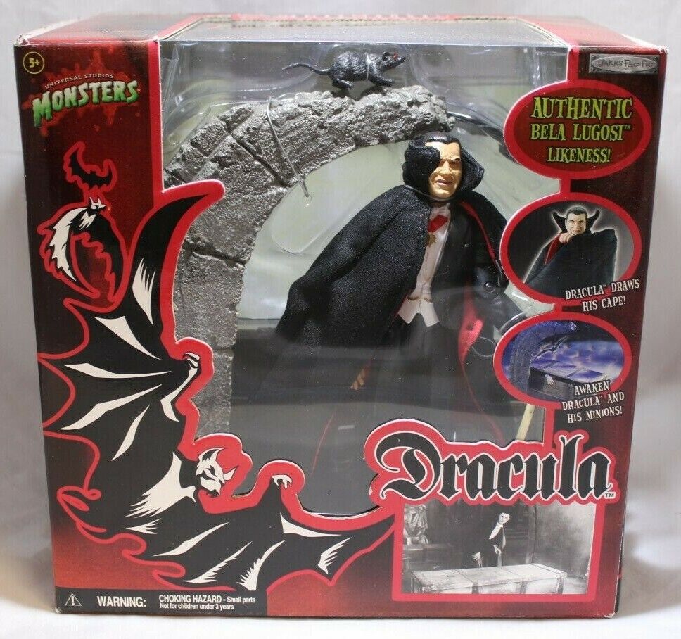 NEW  Universal Monsters Dracula Figure Display Jakks Pacific 2003 NIB