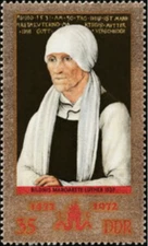 DDR #Mi1771 MNH 1972 Lucas Cranach Paintings Margaret Luther [1386]