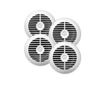 4x Pyle PLMR67W 6.5'' Waterproof Stereo White Marine Audio 120 Watt Max Speakers