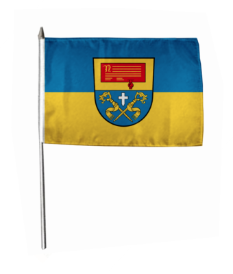 Flagge Brandenburg – 30 X 45 Cm, Aus Reißfestem Polyester, Beidseitig Bedruckt – Mit Hohlsaum