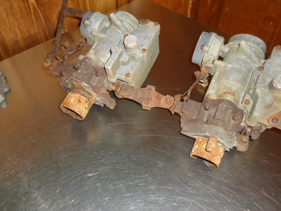 1952 1953 Nash Healey Dual Jet Fire Carter YH carburador admisión de carburador 973s 974s Foto 4 de 4