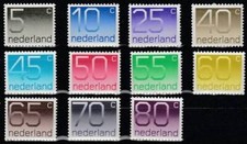Nederland Postfris 1976 MNH 1108-1118 - Cijferserie (Crouwel)