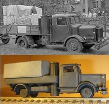 HO – Camion ferroviario gasogeno – modello statico