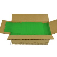GlueSticksDirect Translucent Green Colored Glue Sticks mini X 4  5 lbs