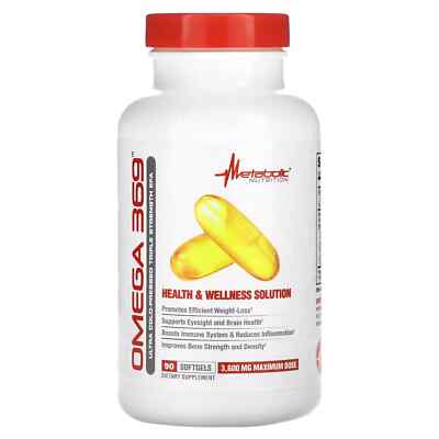 Omega 369, 3,600 mg, 90 Softgels (1,200 mg per Softgel)