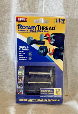ROTARY THREAD Damaged Thread Repair Tool - Chase, Restore, Repair, and Clean