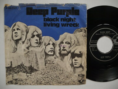 DEEP PURPLE Black Night / Living Wreck 45 7