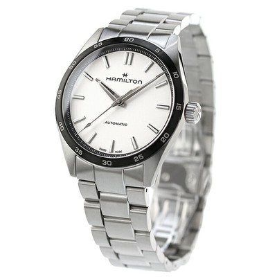 HAMILTON JAZZMASTER H36205110 White Automatic Stainless Men's Watch New in Box