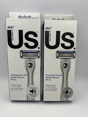 Lot Of 2 BIC Us. 5-Blade Unisex Razors