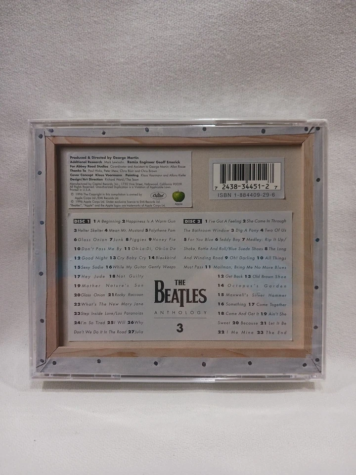 The Beatles (Anthology 3) CD 2-Disc Set 50 Tracks 1996 Rock Pop BRAND NEW SEALED - Image 2 of 4
