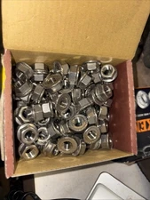 3/8-16 Stainless Steel Flange Nuts Serrated Base Lock Anti Vibration Qty 25