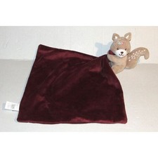 Doudou Bébé Douceur Ecureuil Couverture Peluche Jouet Naissance