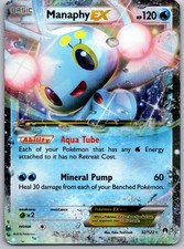Manaphy EX 32/122 Holo EX Rare BREAKpoint Pokemon