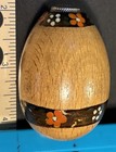 Vintage Sewing Kit Hand Painted Wooden Egg — photo 2
