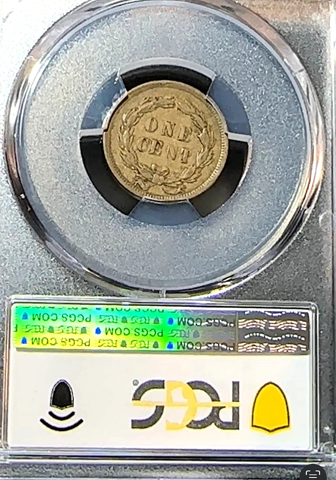 1859 Indian Cent PCGS XF45 Beauty New Slab Near Greysheet CHRC - Image 2 of 2