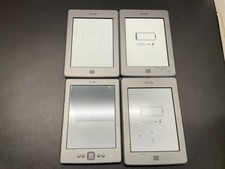 lot of 4 Amazon Kindle D01100 , D01200 E-reader