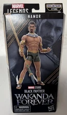 Marvel Legends Series Black Panther Wakanda Build-A-Figure Namor, Attuma, New.