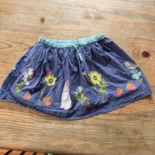 Mini Boden Bunny Embroidered Skirt 6-7 Years