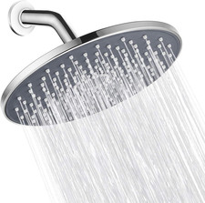 Large Shower Head 9In High Pressure Showerhead - Tool Free Installation- with L