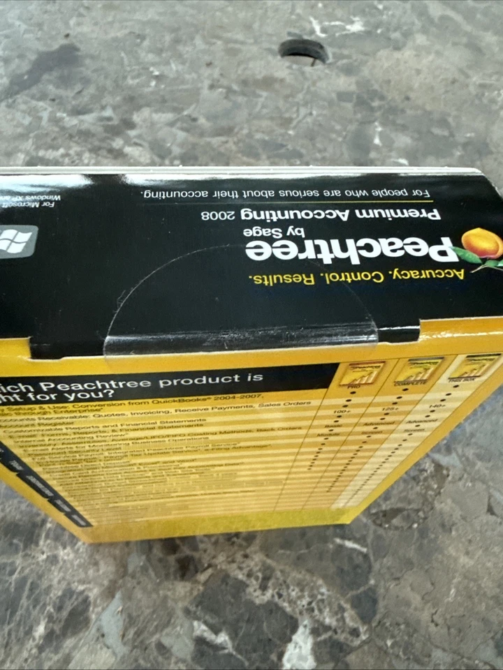 Sage Peachtree Premium Accounting 2008 For Windows PC New Sealed - Image 3 of 4