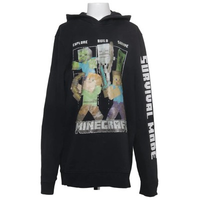 Minecraft, Kapuzenpullover, Größe: 176, Schwarz/Mehrfarbig #DjL