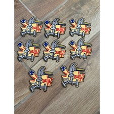 " I built it" cub scout patches- count 8