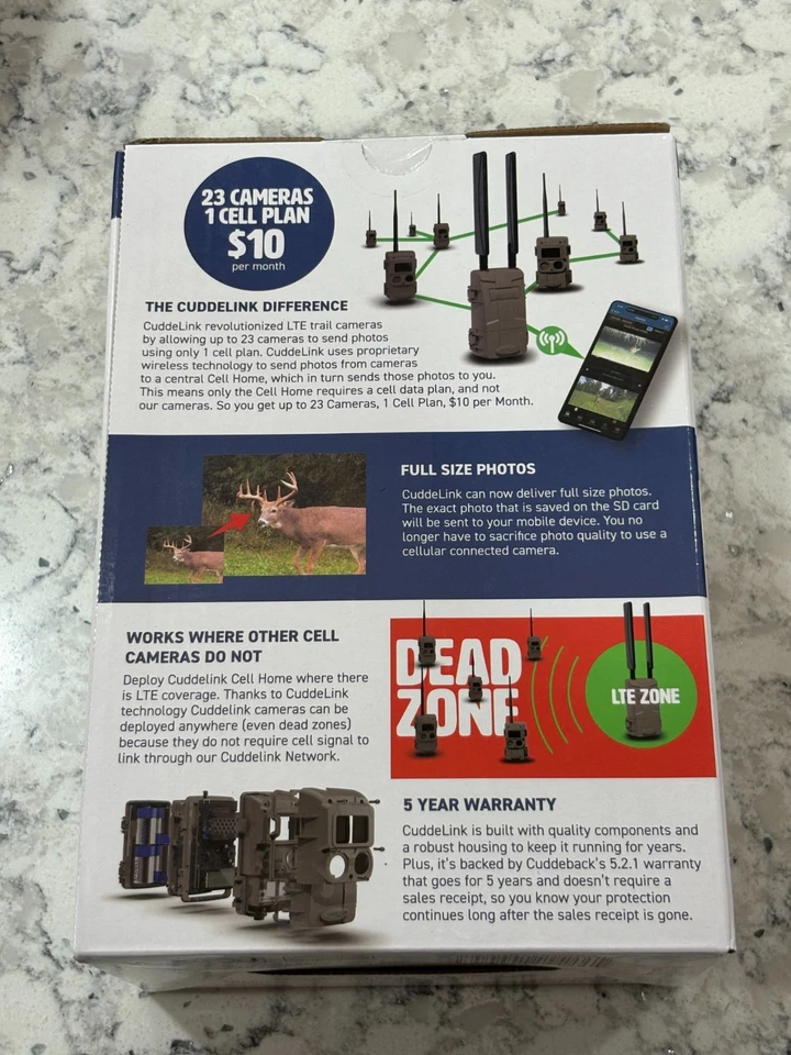 Cámara Cuddeback CuddeLink IR Trail LL-2A (C21-002) enlaces hasta 23 cámaras Foto 2 de 4