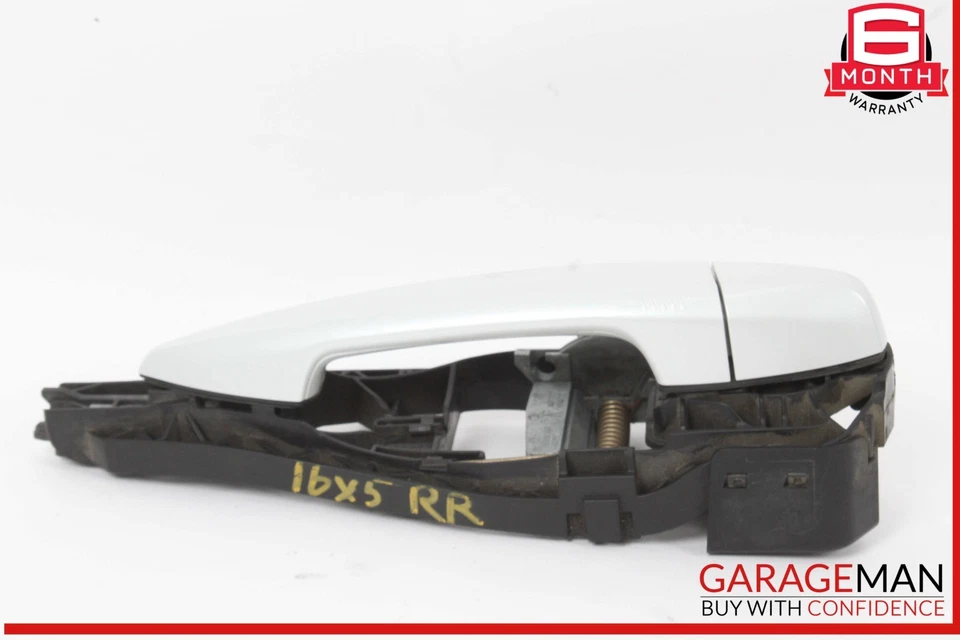 14-18 BMW X5 X6 Rear Right Passenger Side Exterior Door Handle White OEM - Image 4 of 4