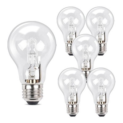 043168787963 78796 43 Watt A19 Halogen Light Bulb 60 Watt Energy Saving Bulbs...
